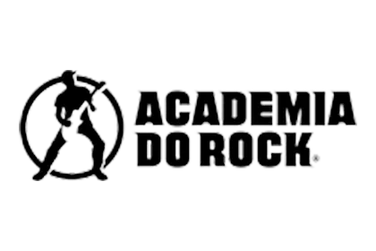 o logotipo da academia de rock